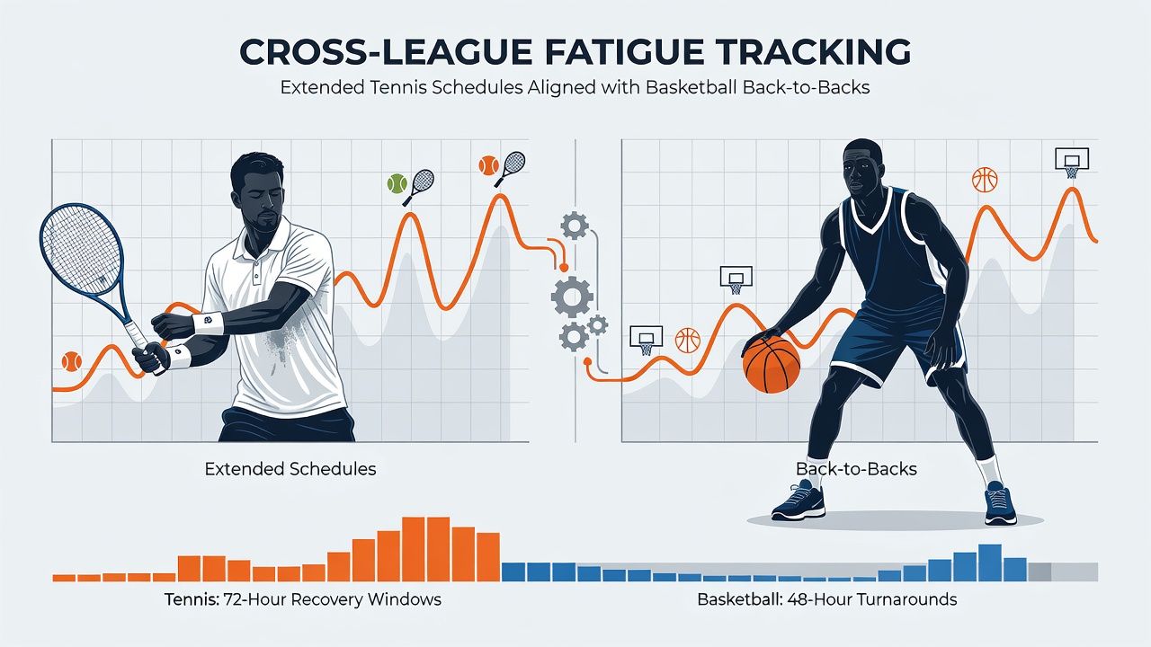 Datenvisualisierung von Ermüdungstrends für Volleyball-Punkte und Handball-Tore in Kombiwetten