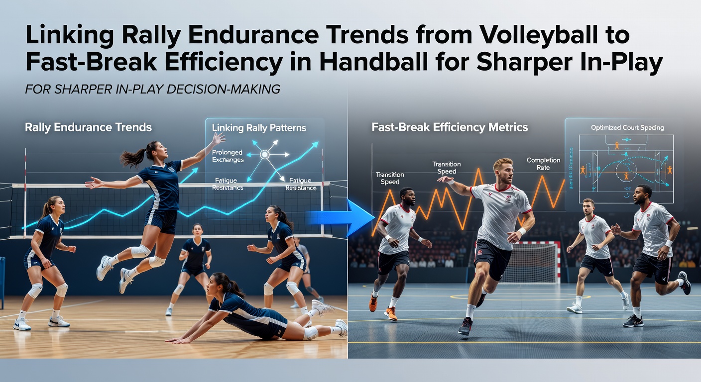Vergleich von Fast-Break-Situationen im Handball mit vorangegangenen Volleyball-Rallye-Mustern