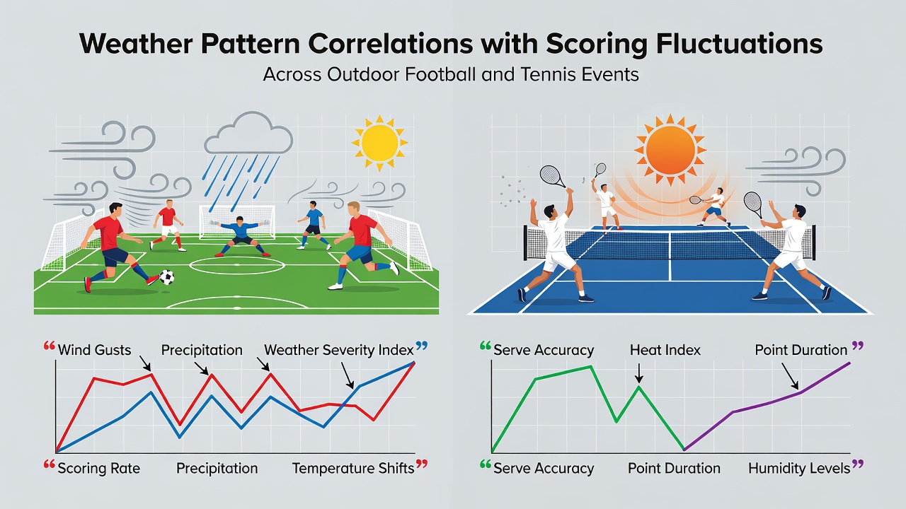 Analyse von Wind- und Temperaturdaten für Sportwetten